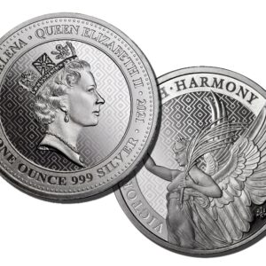 The Queen's Virtues 1 oz Silver Coin (Box of 500)